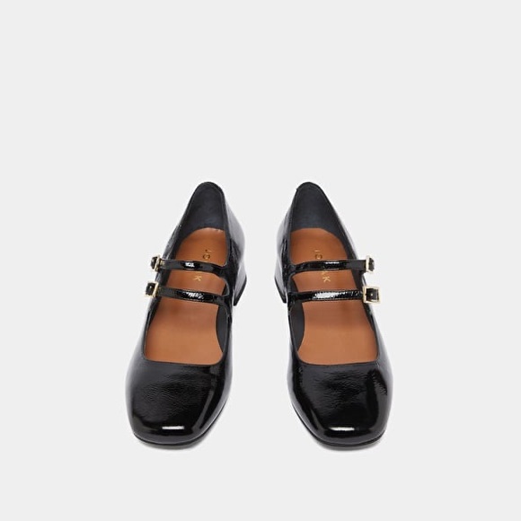 Jonak Paris MARY JANE WITH DOUBLE STRAPS
in Black Pleated Patent Leather Size 40 - Picture 7 of 14